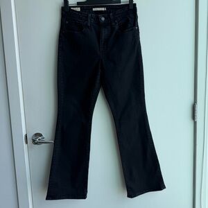 Levi's Premium 725 High Rise Bootcut Jeans Women's Size 30 Black